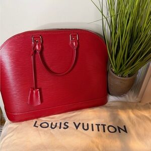 Louis Vuitton Bold Red Satchel